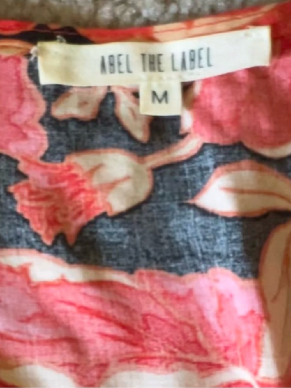 Anthropologie Abel The Label Vivid Dreams Boho Bright Floral Maxi Dress Sz M - Picture 5 of 14